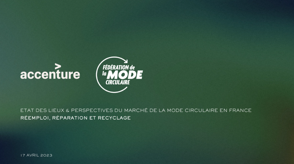 Étude Accenture x Fédération de la Mode Circulaire